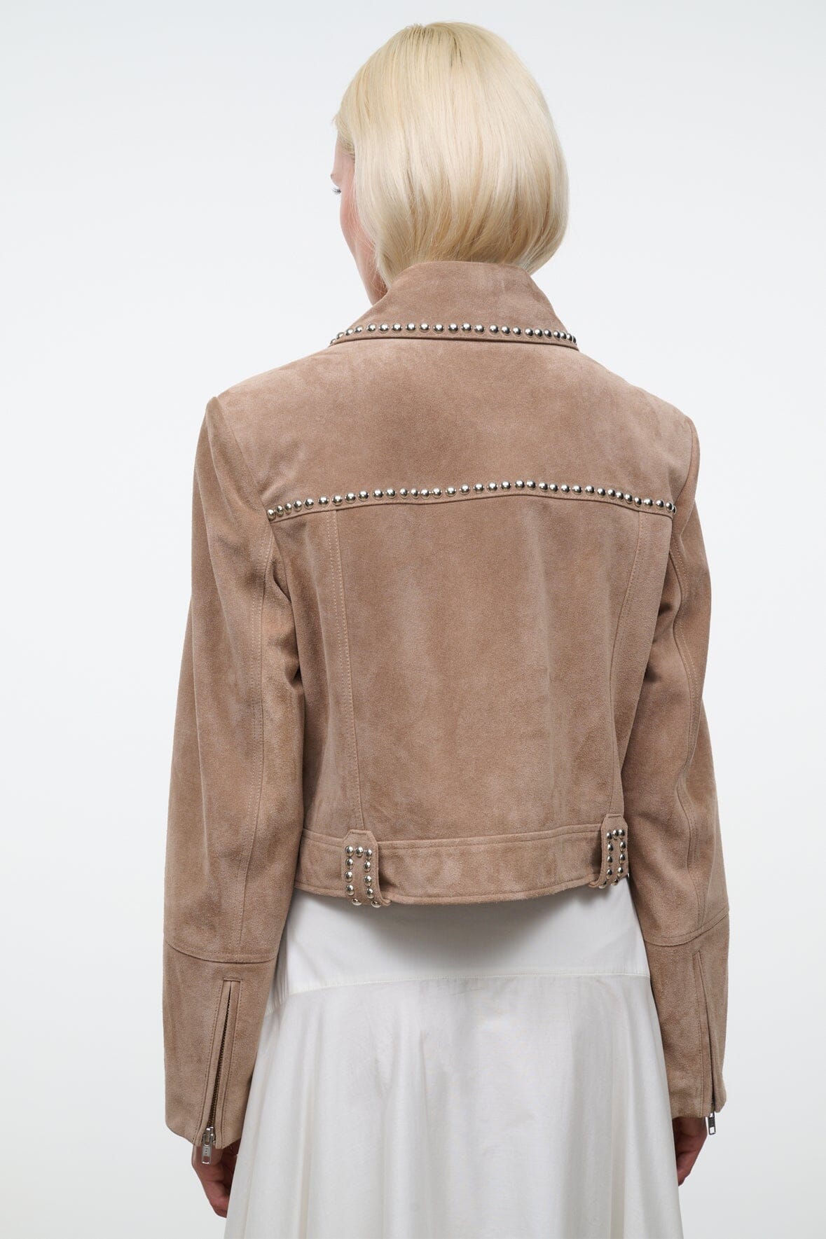 STAUD | Hugo Suede Jacket Dune