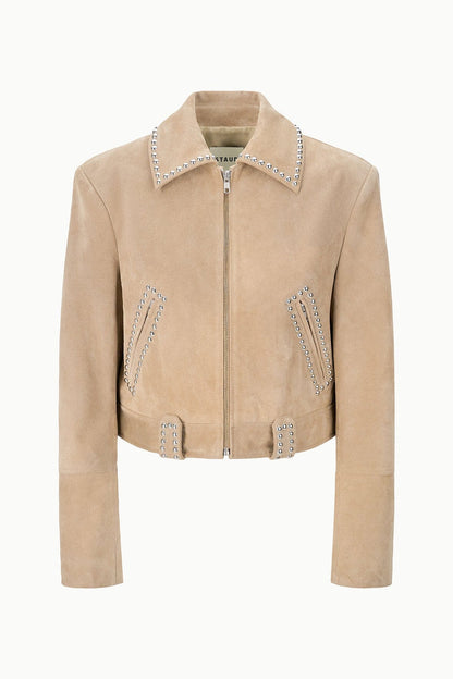STAUD | Hugo Suede Jacket Dune