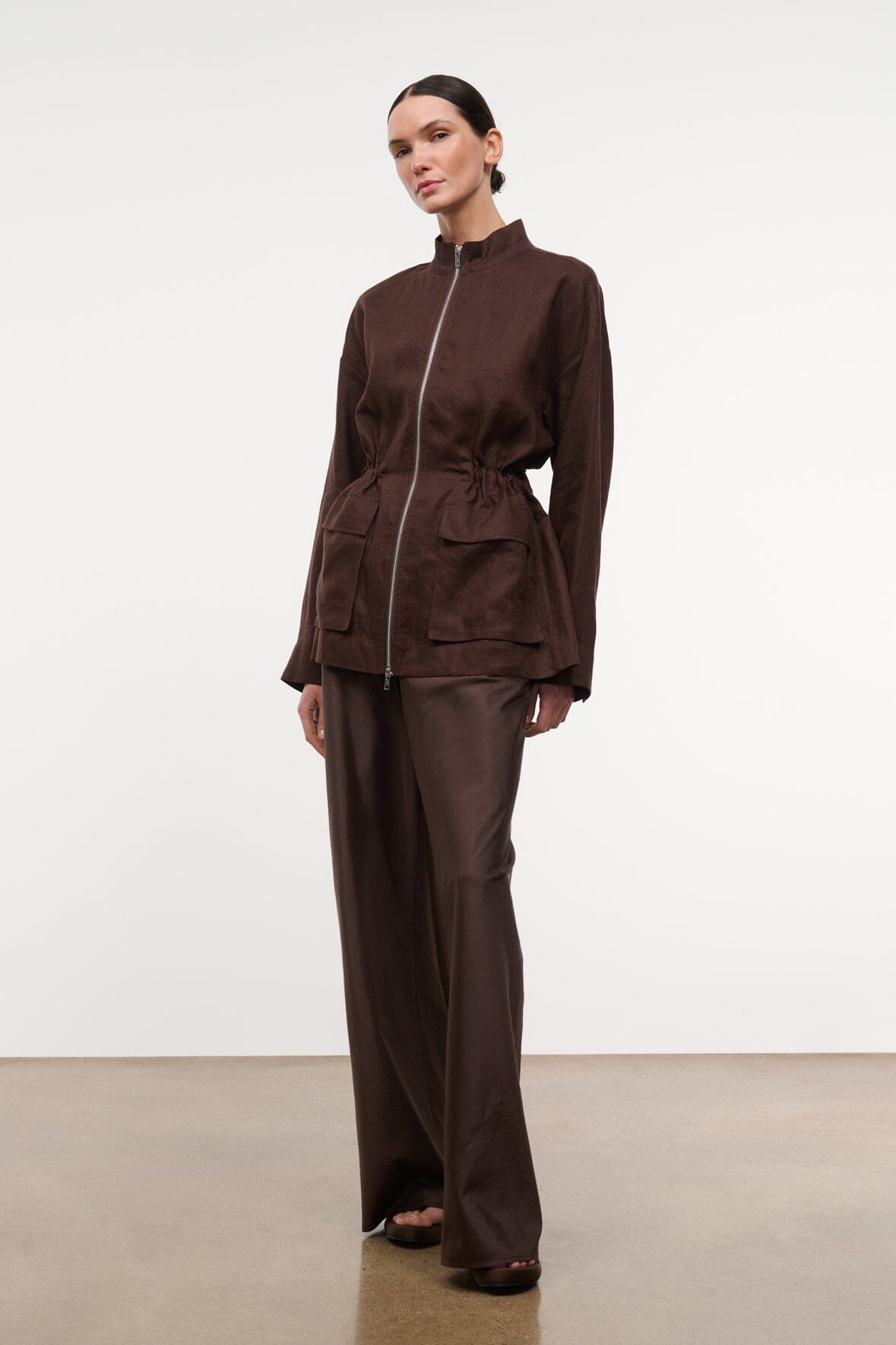 STAUD | Reed Linen Jacket Root