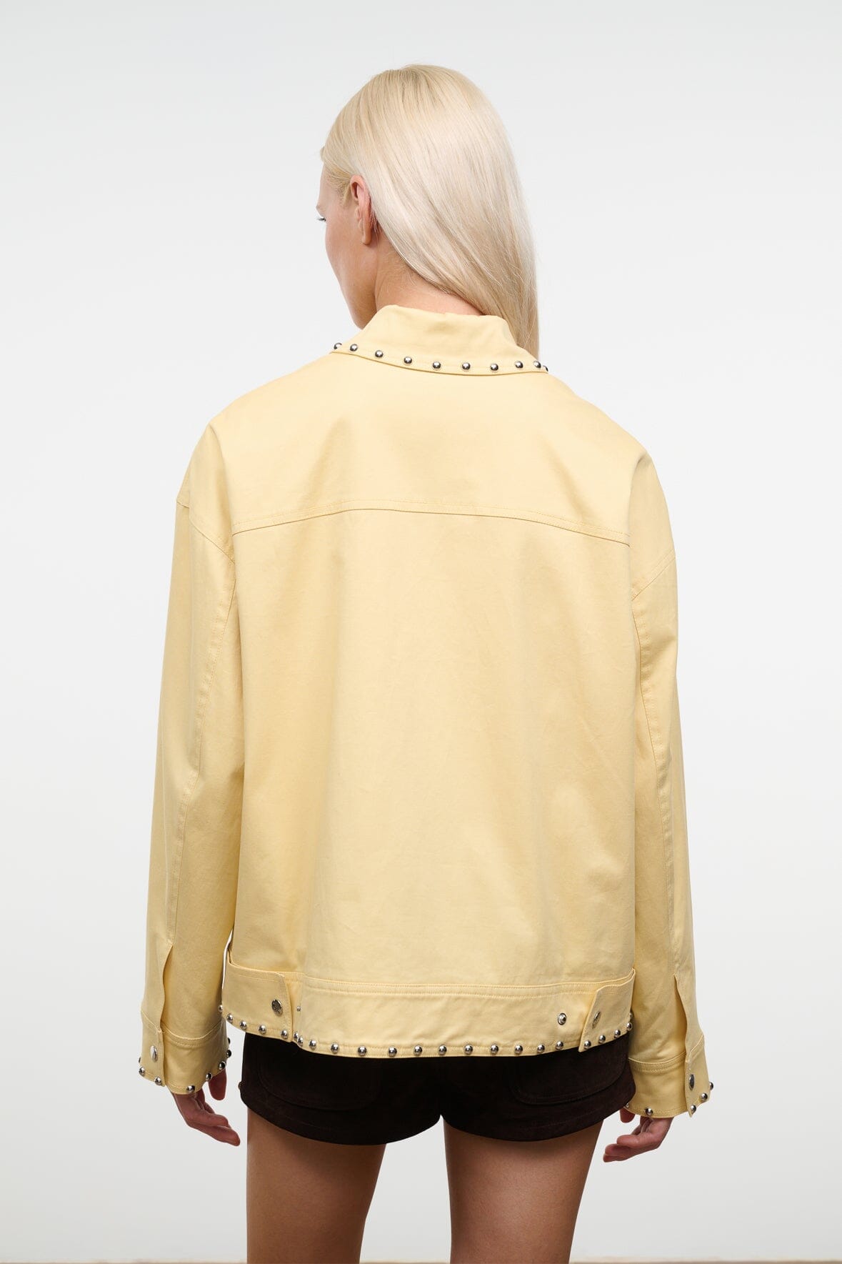 STAUD | Clarke Jacket Butter Studs