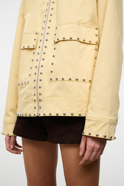 STAUD | Clarke Jacket Butter Studs