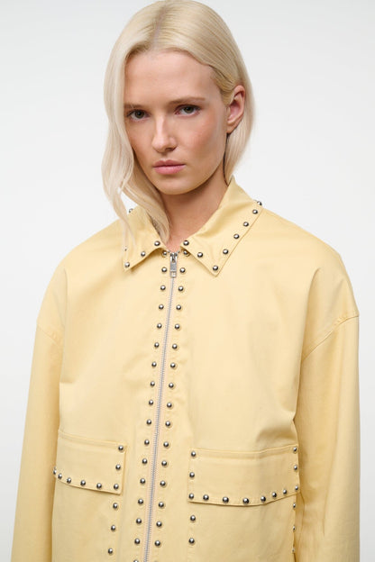 STAUD | Clarke Jacket Butter Studs