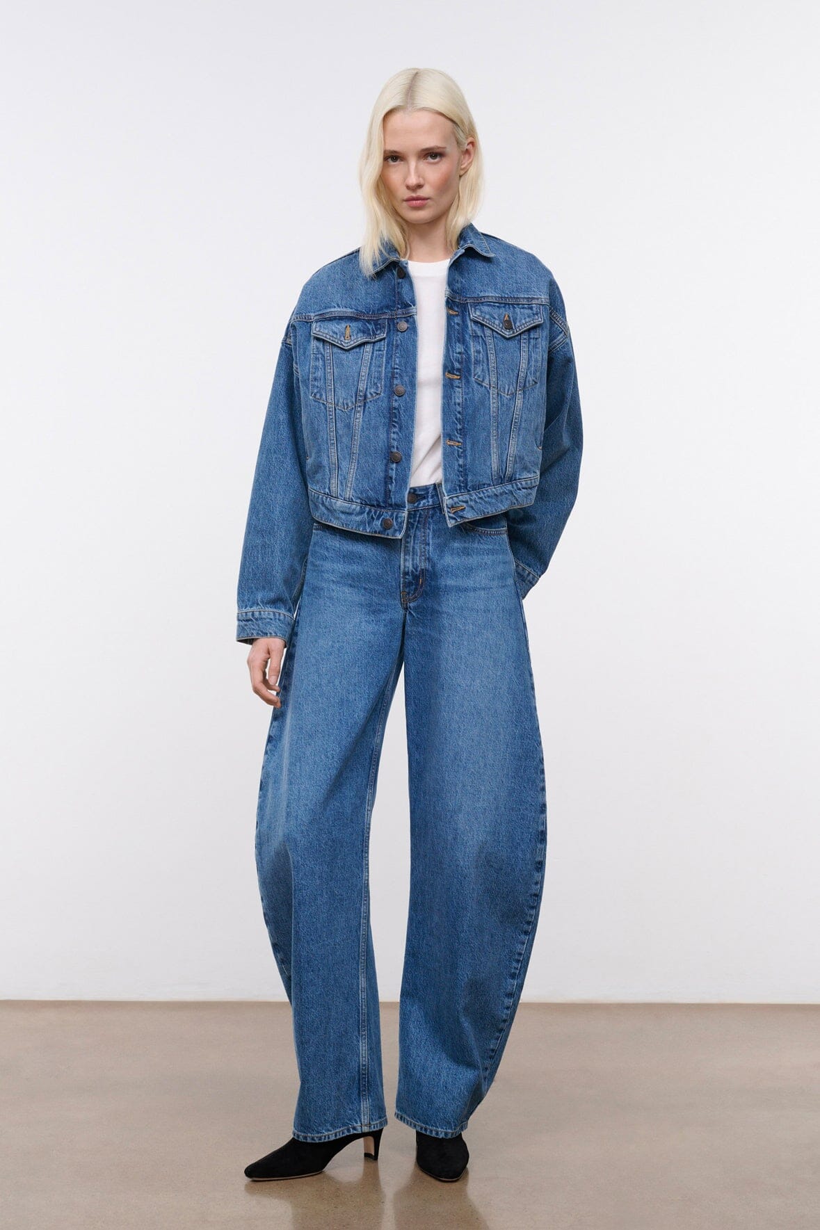 STAUD | Glen Denim Jacket Vintage Wash