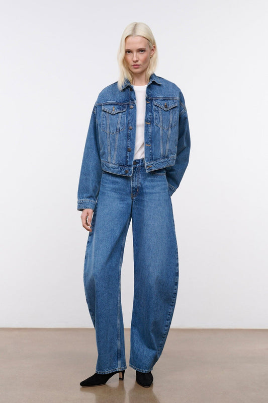 STAUD | Glen Denim Jacket Vintage Wash