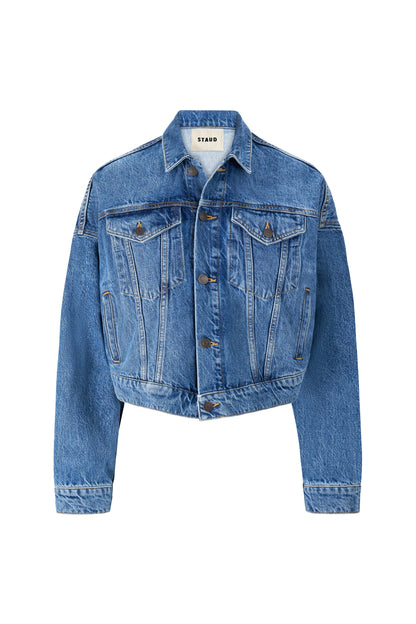 STAUD | Glen Denim Jacket Vintage Wash