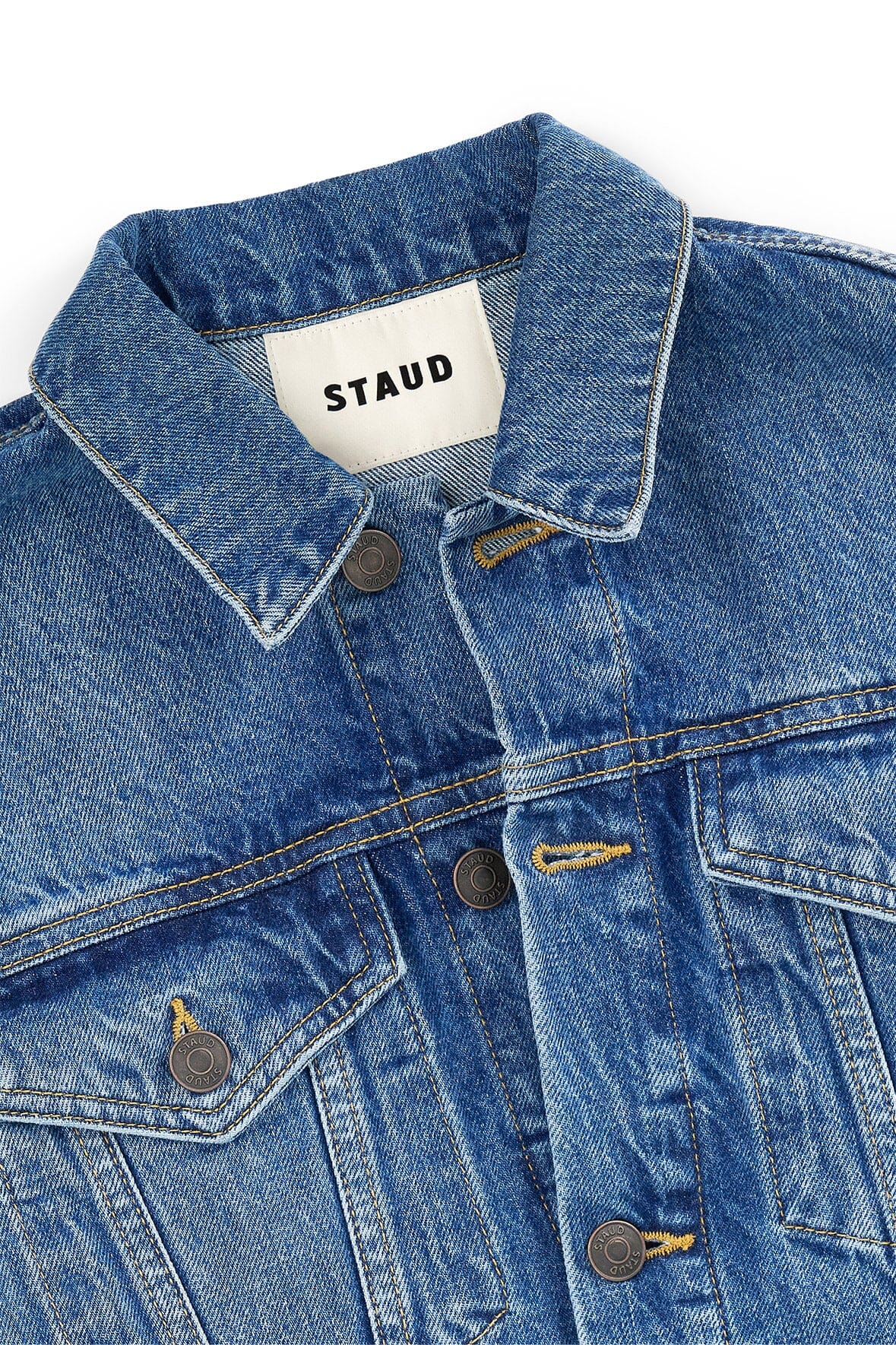 STAUD | Glen Denim Jacket Vintage Wash