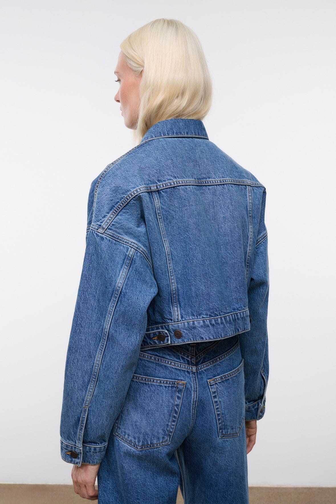 STAUD | Glen Denim Jacket Vintage Wash