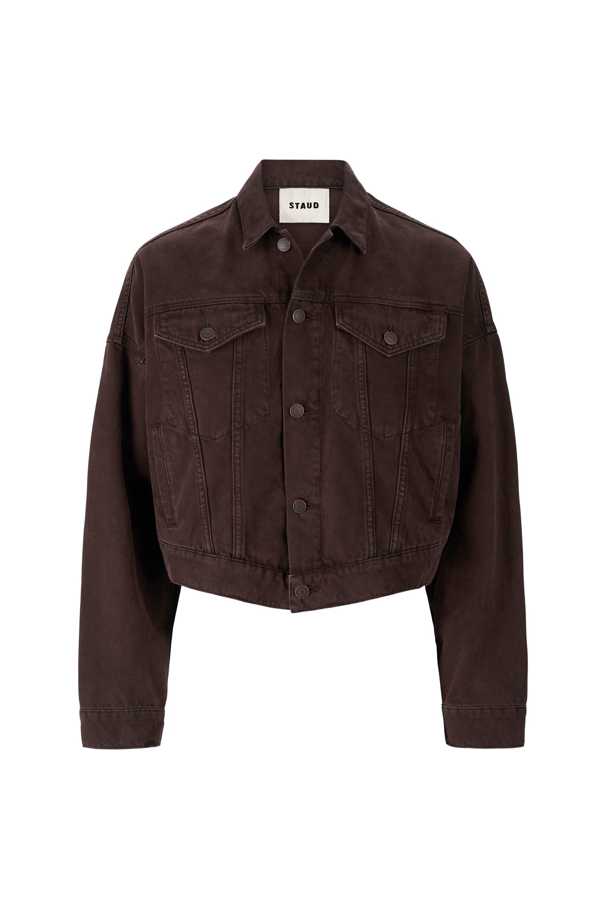 STAUD | Glen Denim Jacket Earth