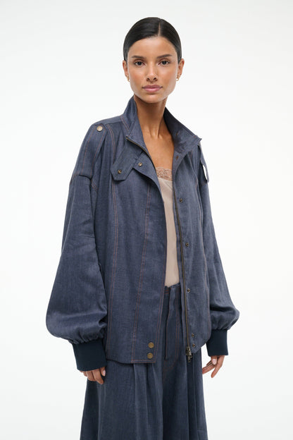 STAUD | Simone Jacket Chambray