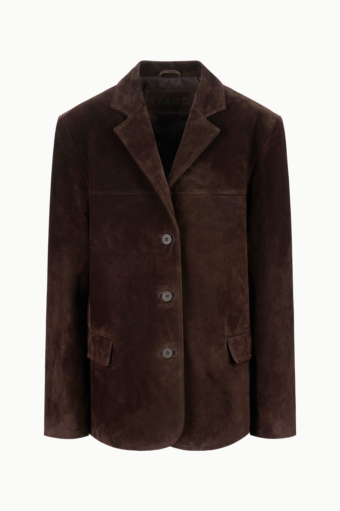 STAUD | Natalie Suede Jacket Espresso