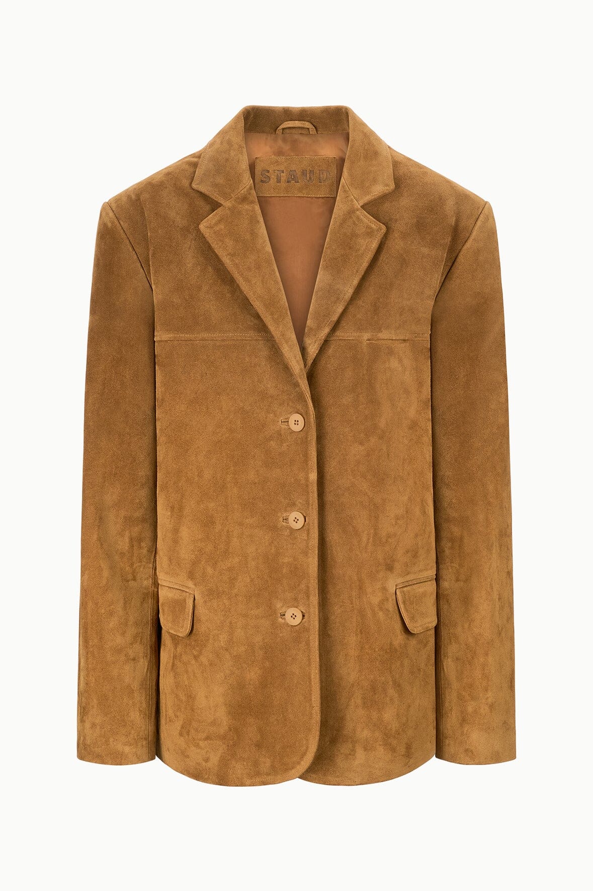 STAUD | Natalie Suede Jacket Tan