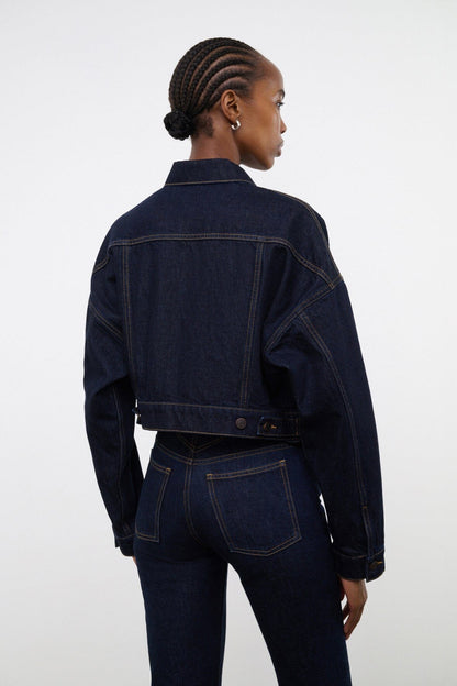 STAUD | Glen Denim Jacket Indigo