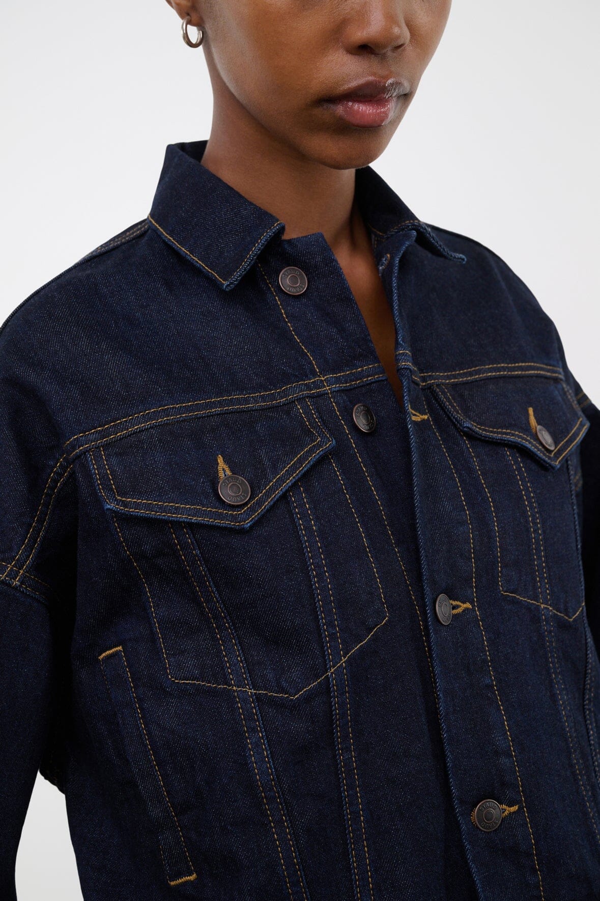 STAUD | Glen Denim Jacket Indigo