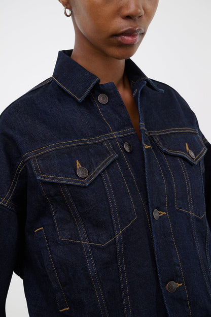 STAUD | Glen Denim Jacket Indigo