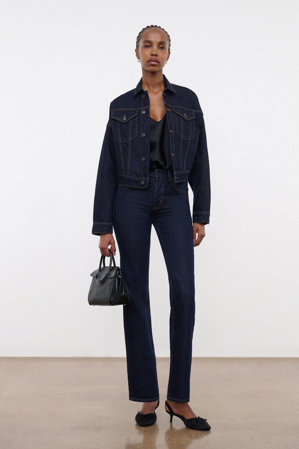 STAUD | Glen Denim Jacket Indigo