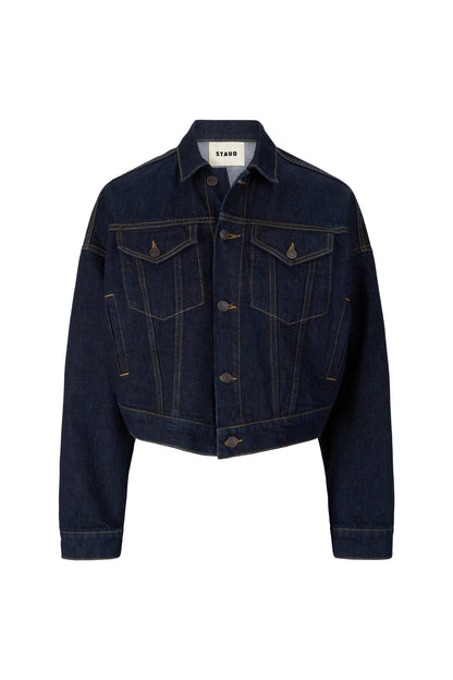 STAUD | Glen Denim Jacket Indigo