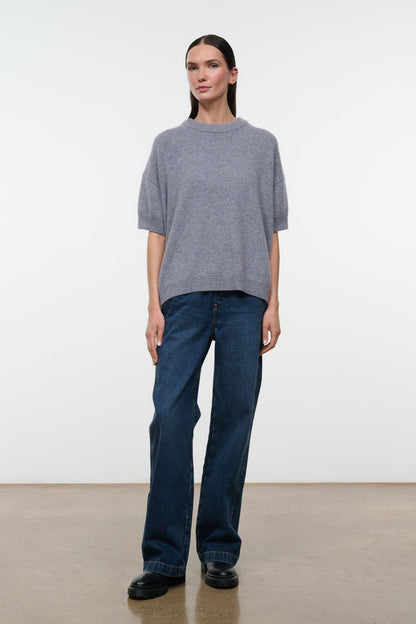 STAUD | Sorrento Cashmere Sweater Ash