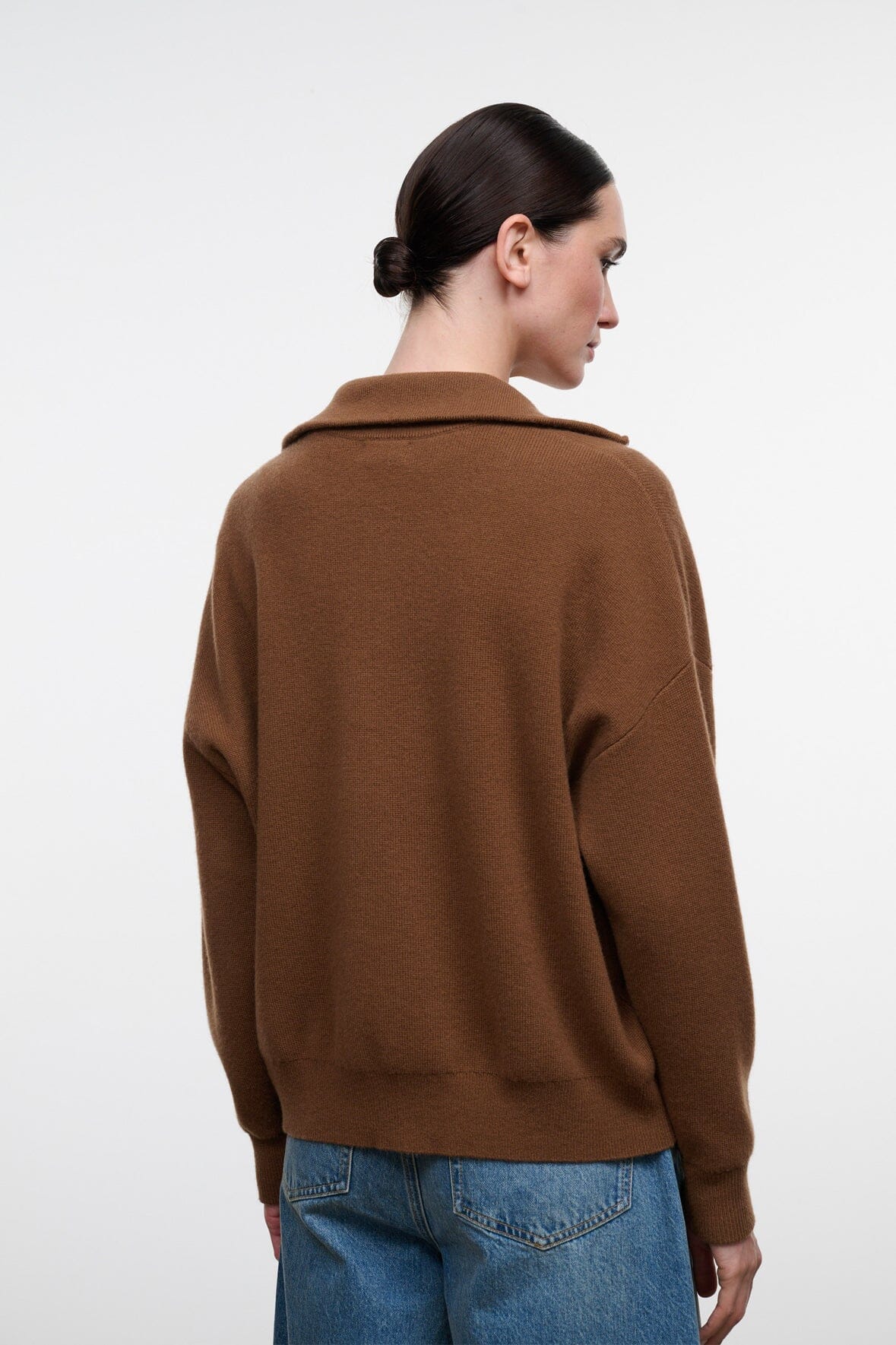 STAUD | Hudson Cashmere Sweater Cigar