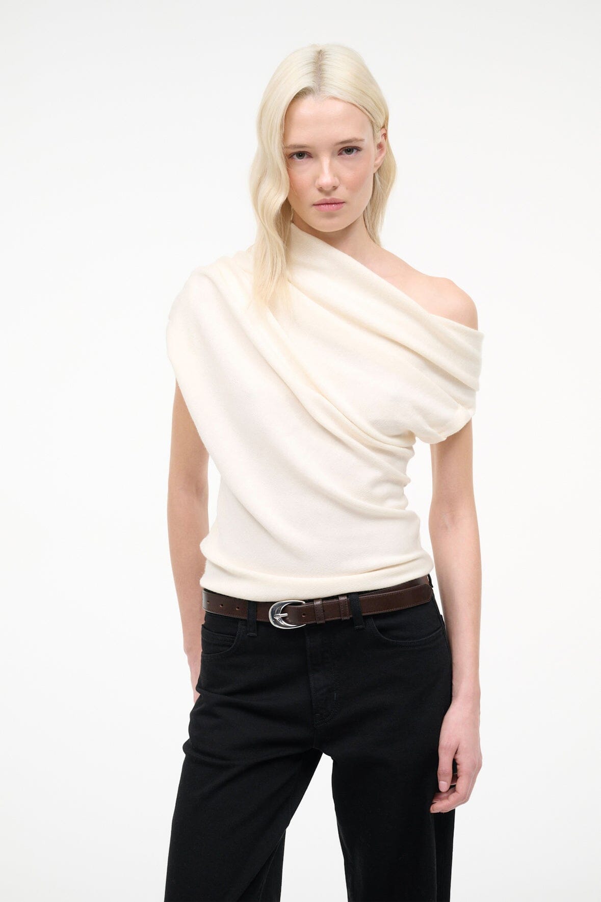 STAUD | Mabel Sweater Ivory