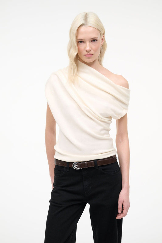 STAUD | Mabel Sweater Ivory