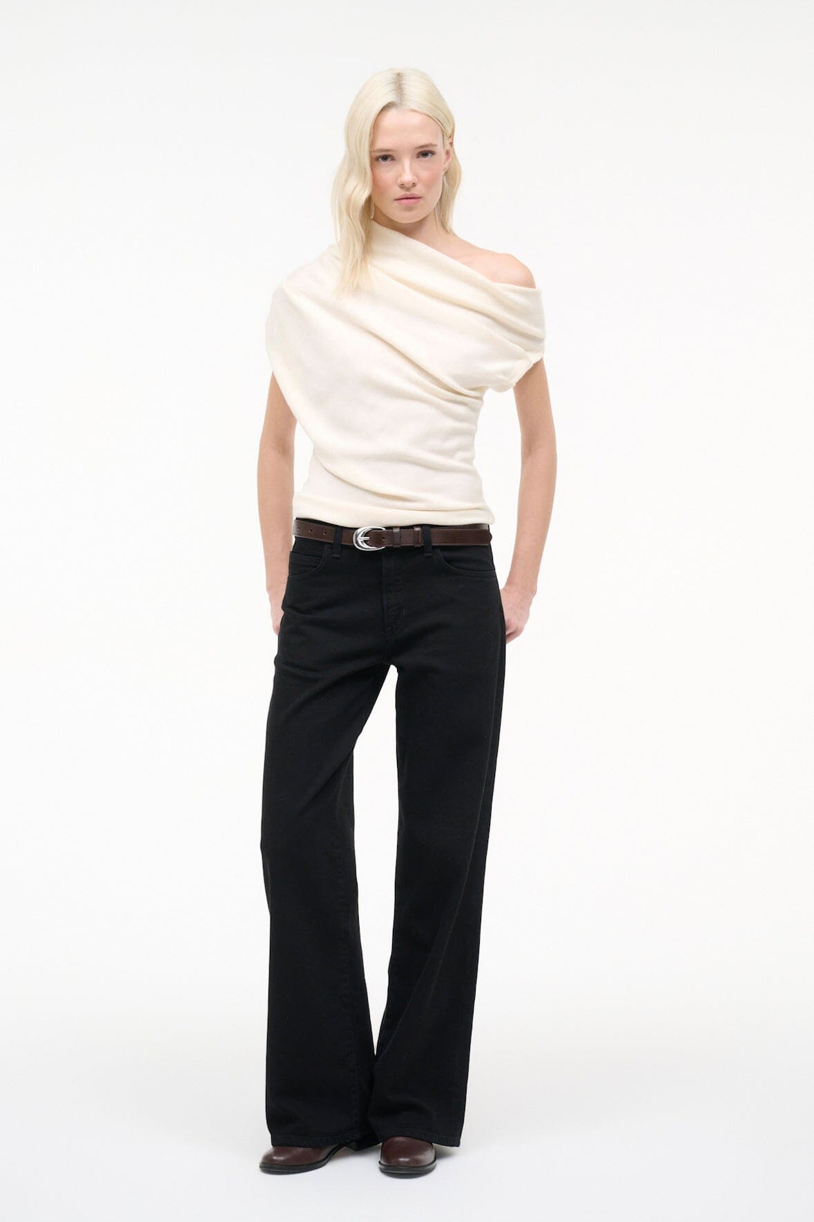 STAUD | Mabel Sweater Ivory