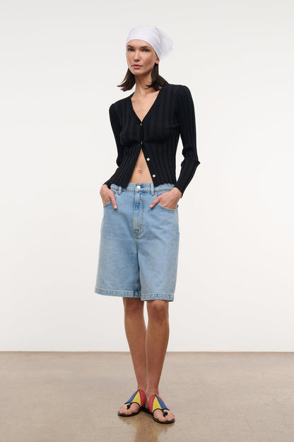 STAUD | Ezra Cardigan Black
