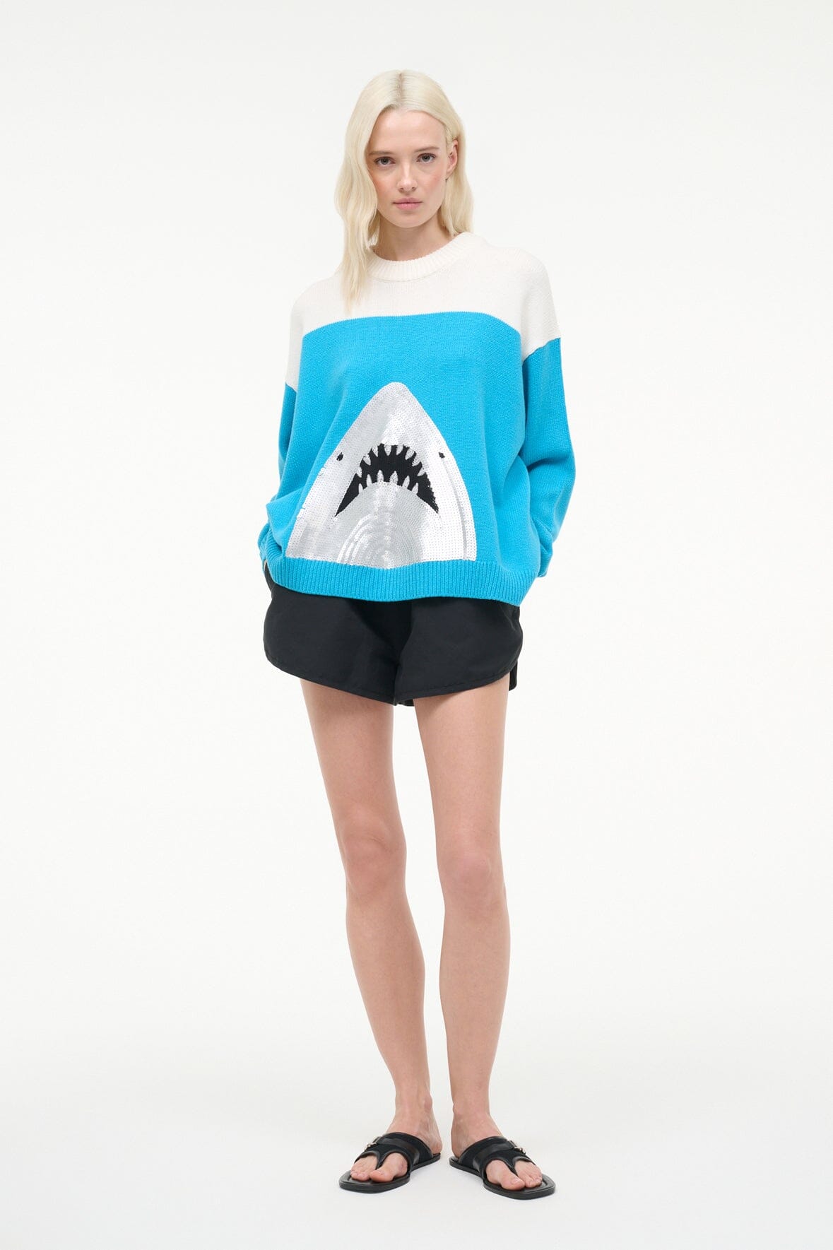 STAUD | Reya Sweater Great White