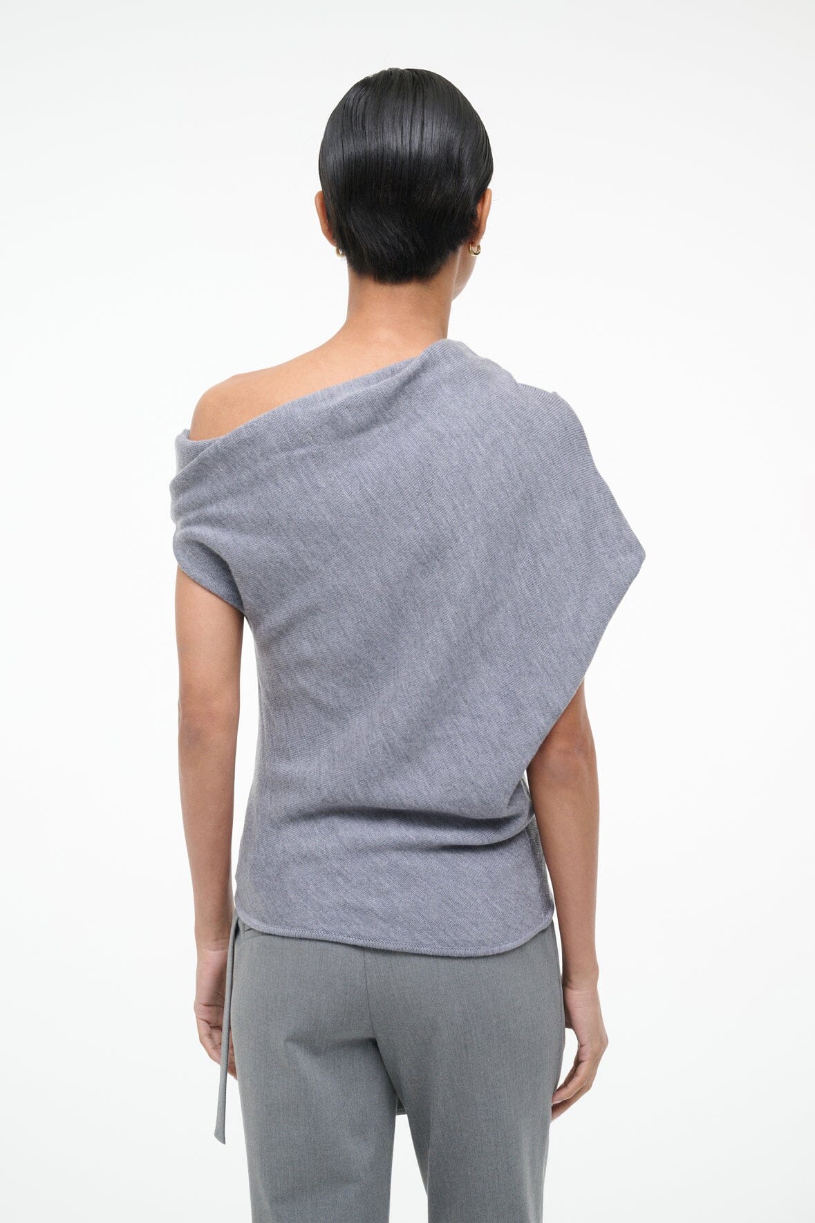 STAUD | Mabel Sweater Heather Grey
