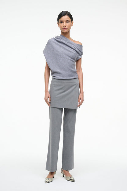 STAUD | Mabel Sweater Heather Grey