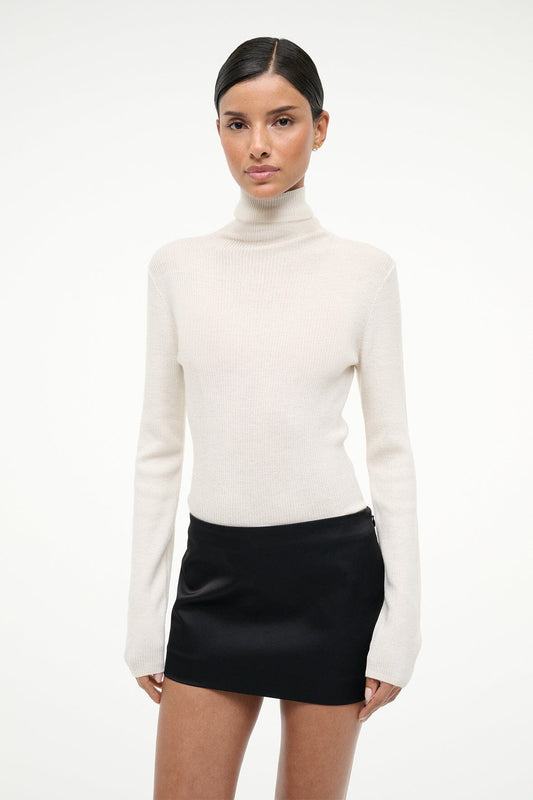 STAUD | Toni Superfinecashmere Sweater Ivory