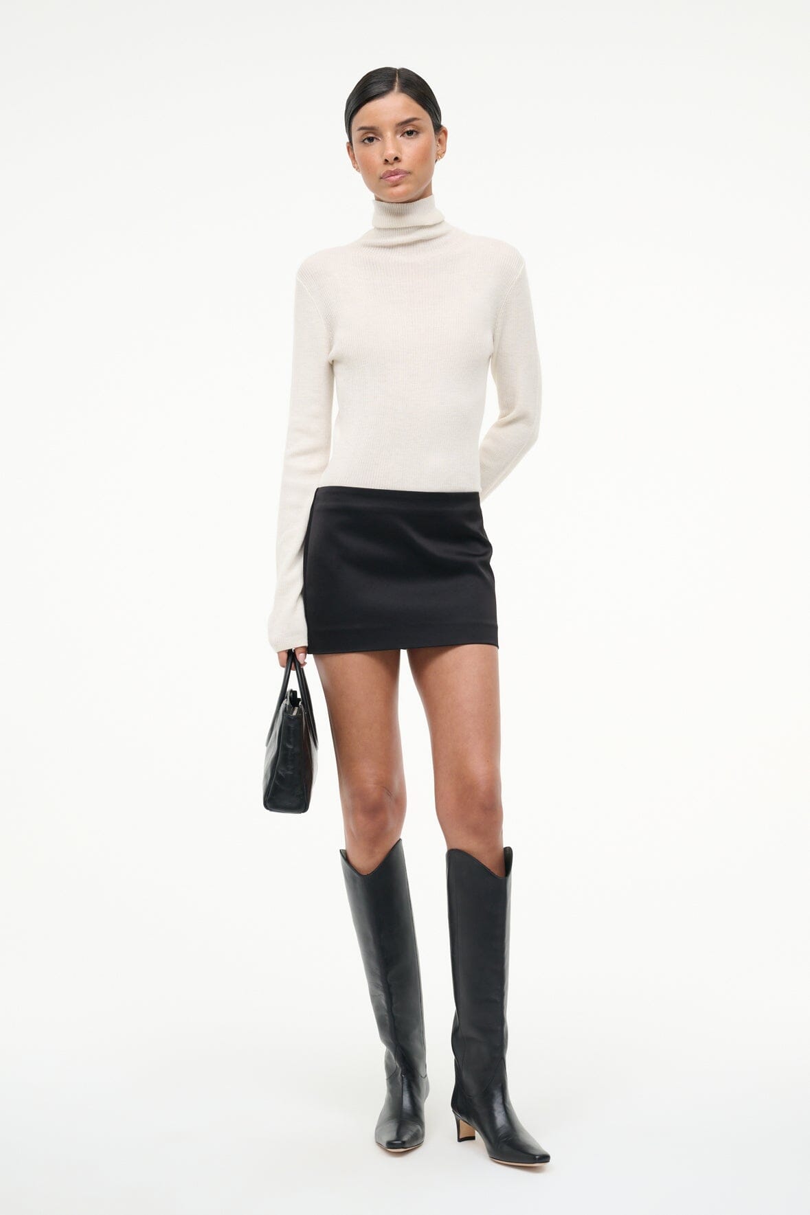 STAUD | Toni Superfinecashmere Sweater Ivory