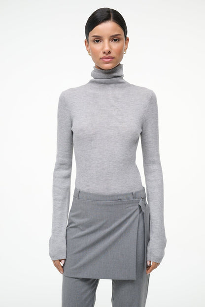 STAUD | Toni Superfinecashmere Sweater Ash Grey