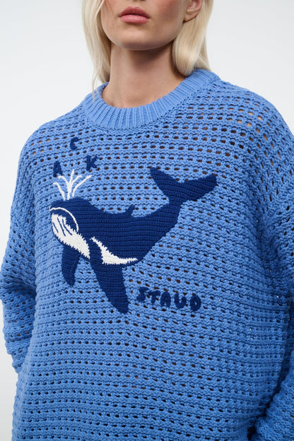 STAUD | Giada Sweater Nantucket Whale