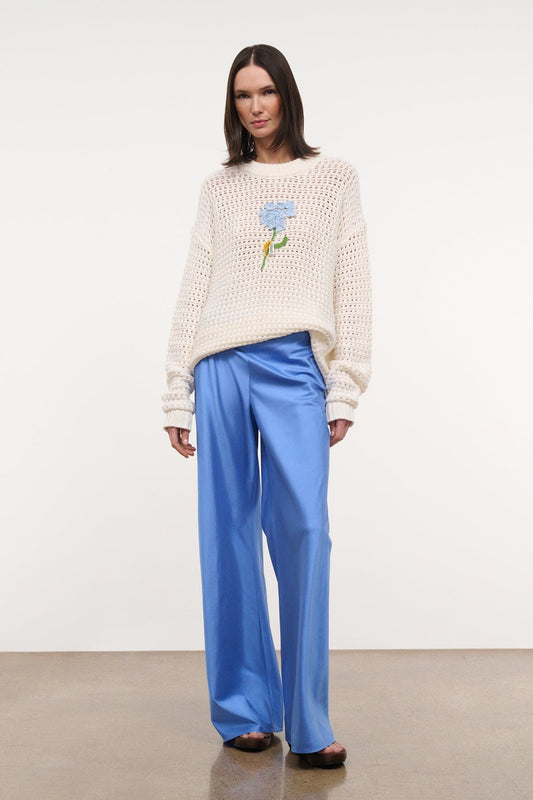 STAUD | Giada Sweater Nantucket Hydrangea