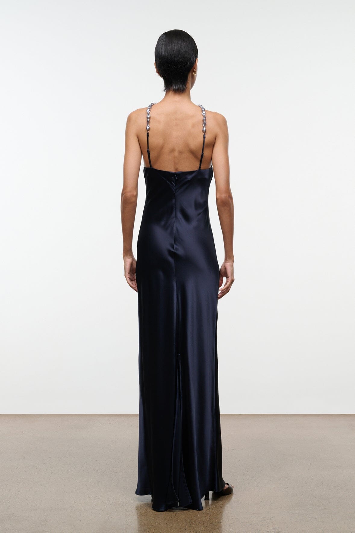 STAUD | Cadence Dress Navy 1