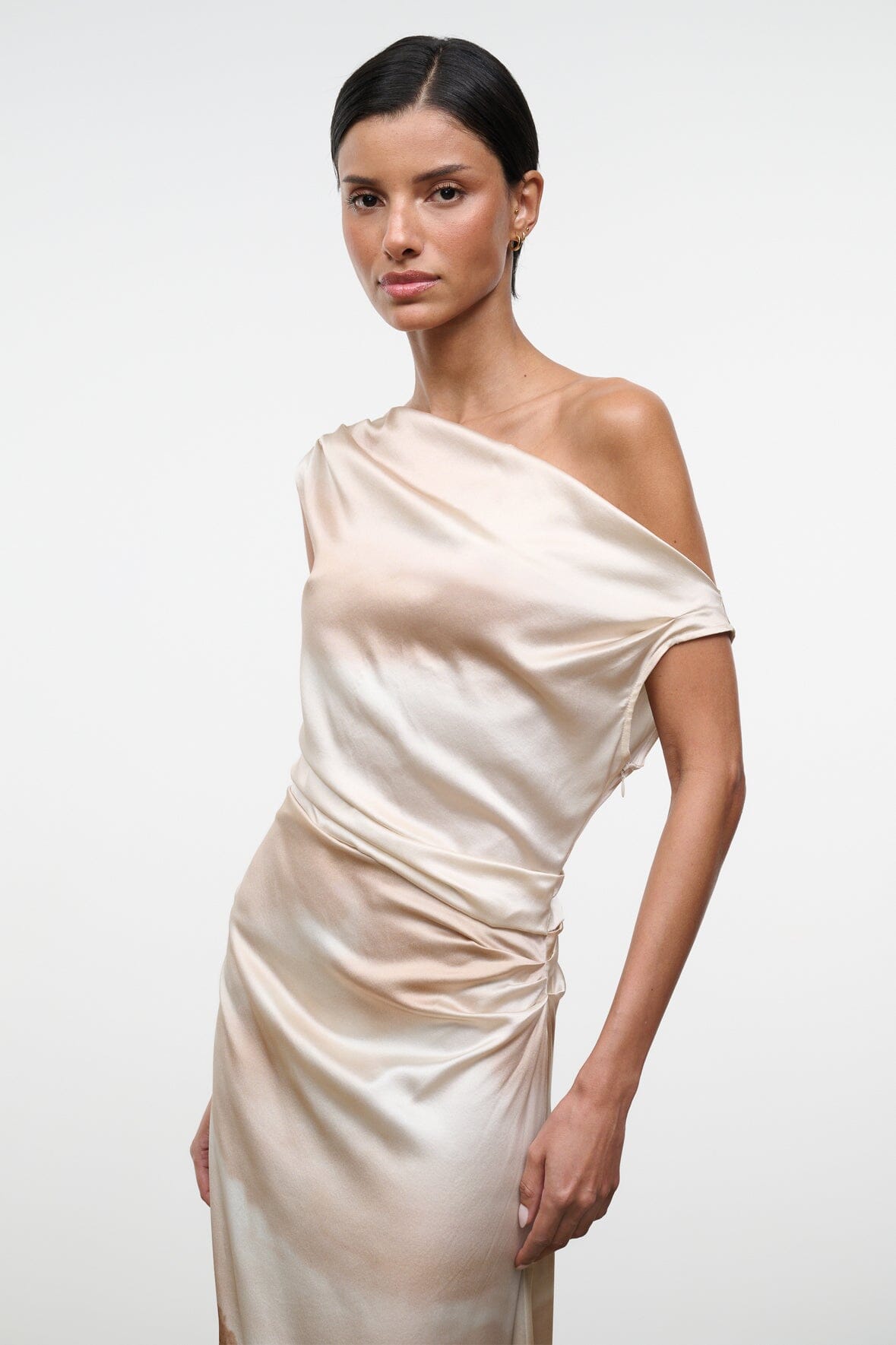 STAUD | Phare Silk Maxi Dress Cliffside