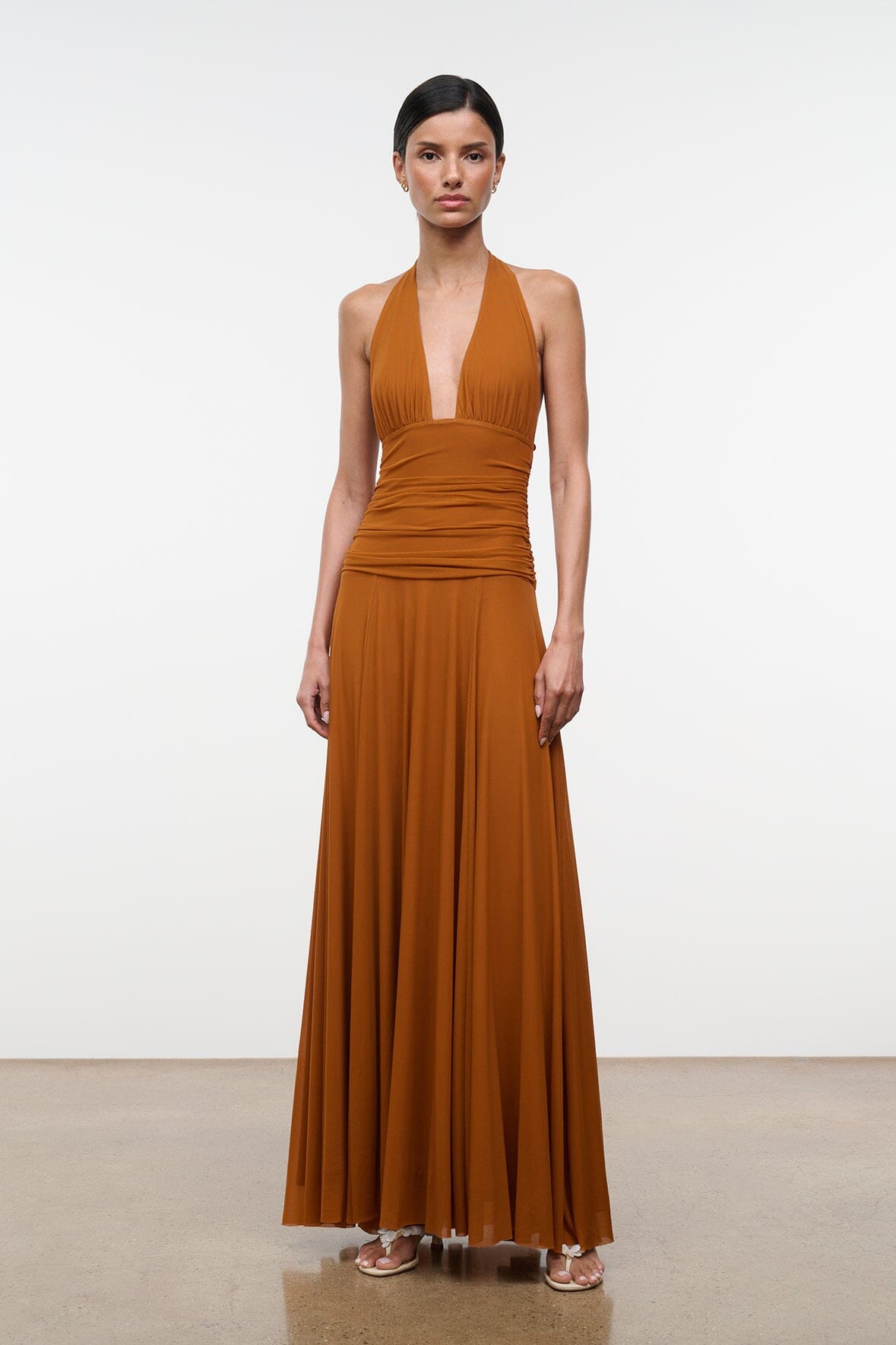 STAUD | Alessandra Dress Cocoa Butter