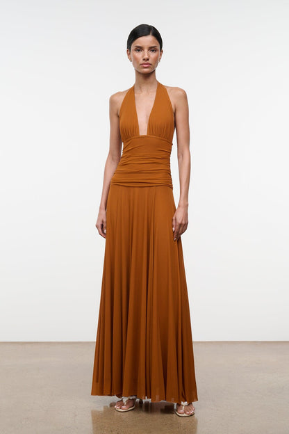 STAUD | Alessandra Dress Cocoa Butter