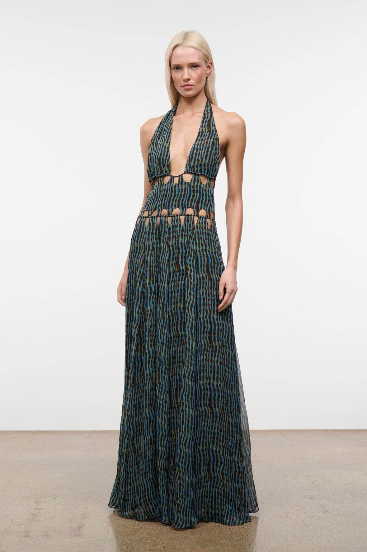 STAUD | Zaria Dress Tidal Shell
