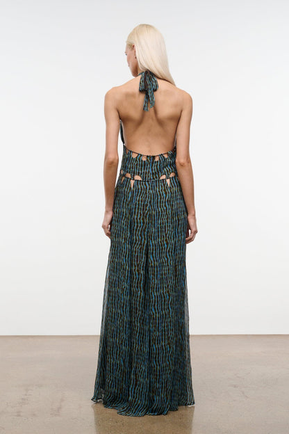STAUD | Zaria Dress Tidal Shell