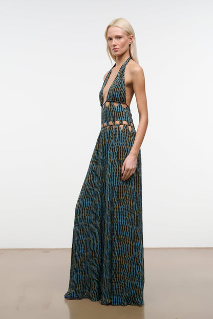 STAUD | Zaria Dress Tidal Shell