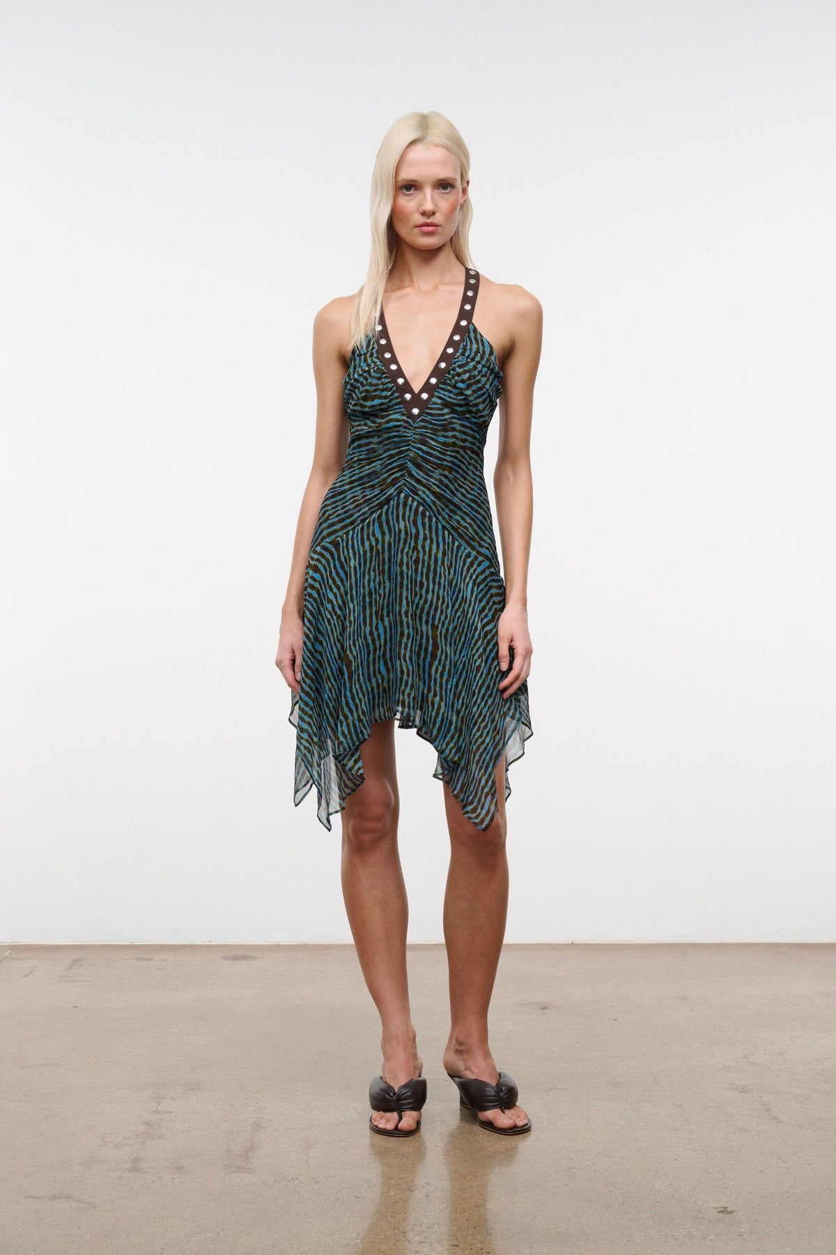STAUD | Olympia Dress Tidal Shell