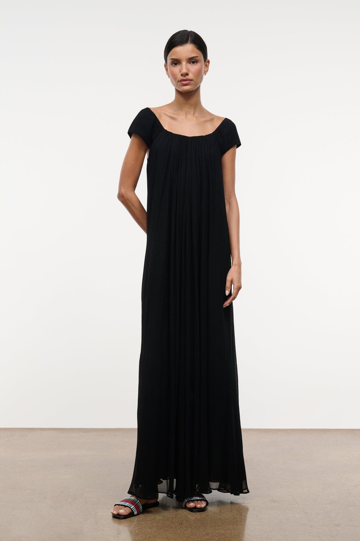 STAUD | Leda Dress Black