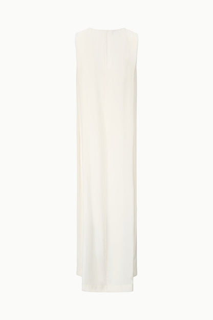 STAUD | Dalia Silk Dress Ivory