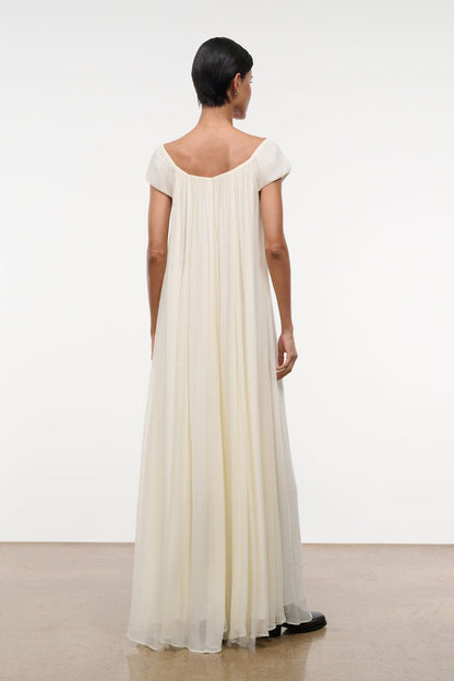 STAUD | Leda Dress Ivory