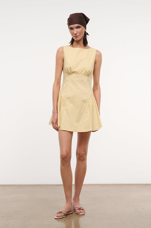 STAUD | Gwen Mini Dress Butter