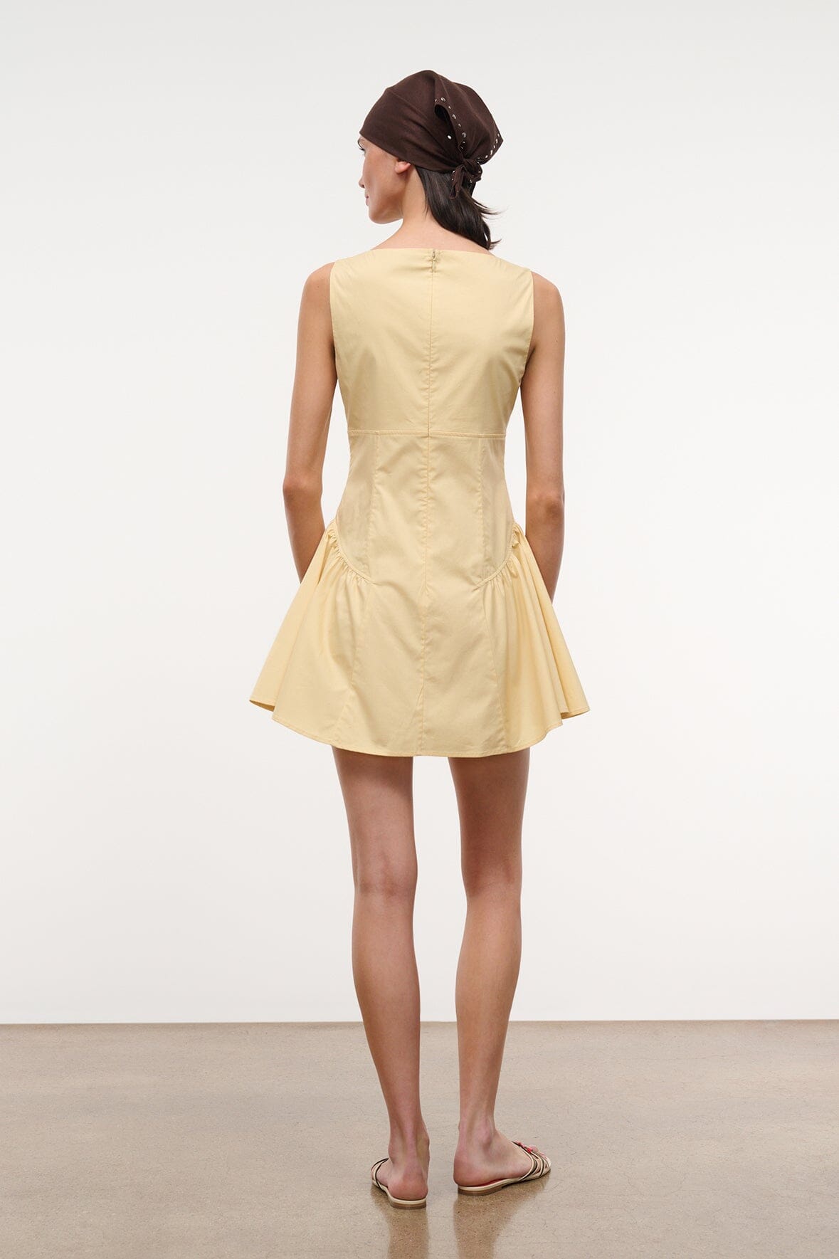 STAUD | Gwen Mini Dress Butter