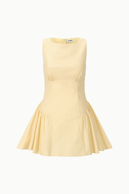 STAUD | Gwen Mini Dress Butter