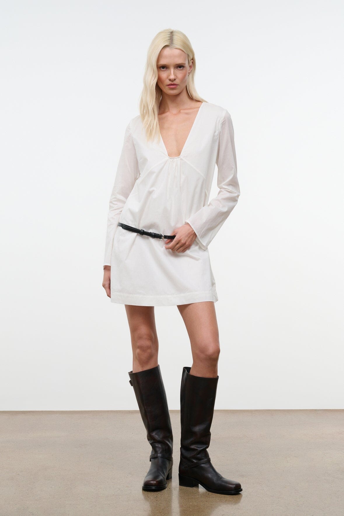 STAUD | Vivi Dress Ivory
