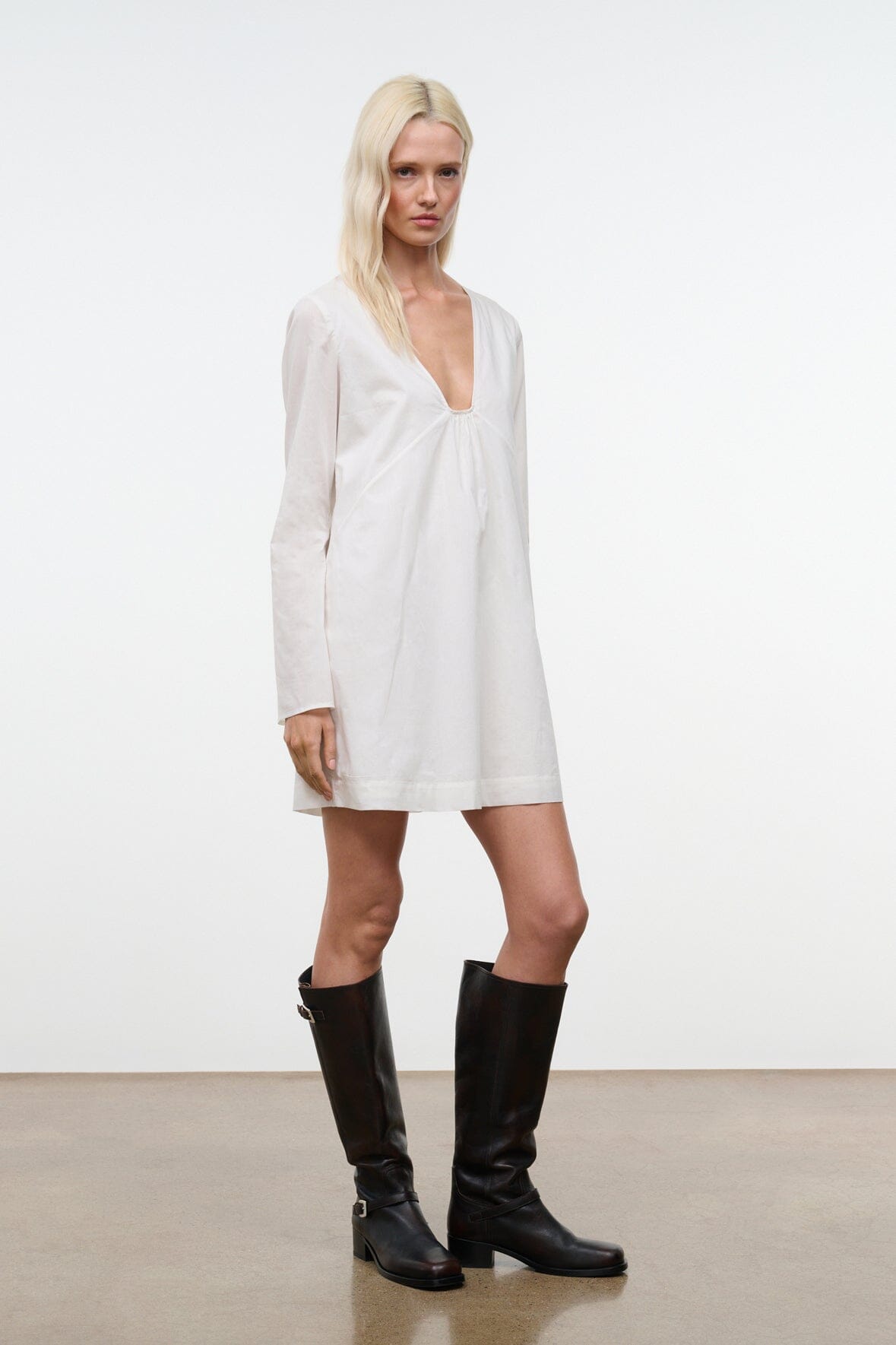 STAUD | Vivi Dress Ivory